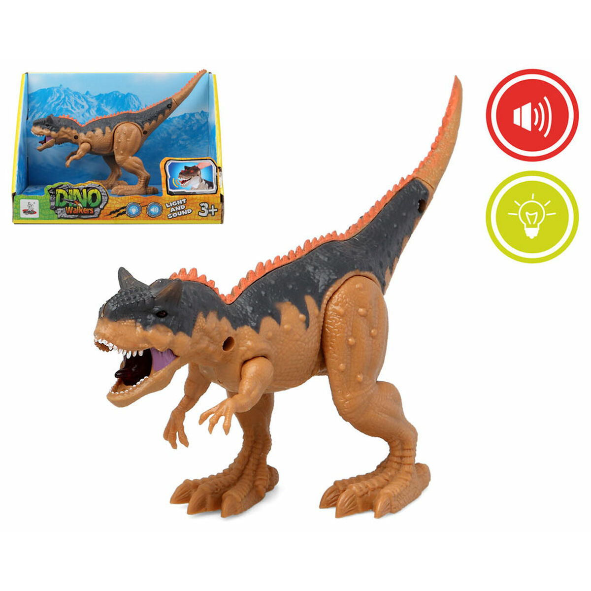 Dinosaur carnotaurus toy