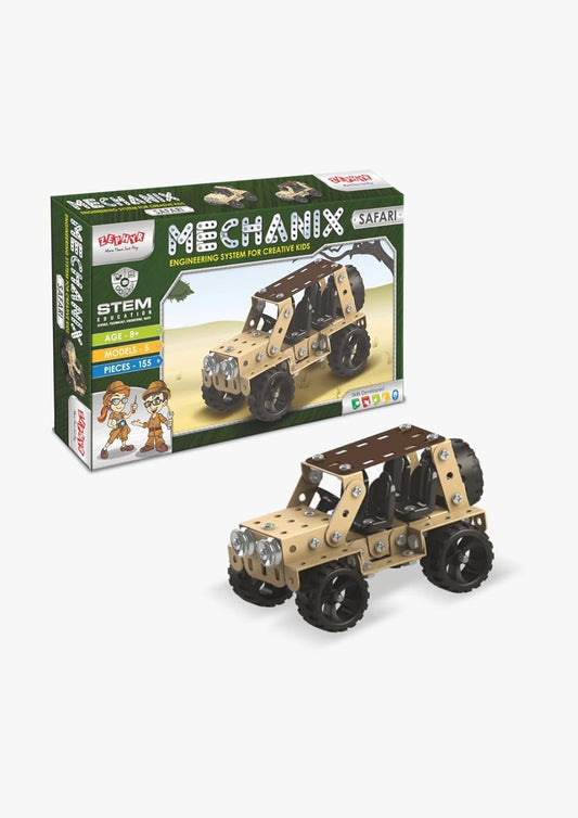 Mechanix Safari Building and Construction Set for Boys and Girls